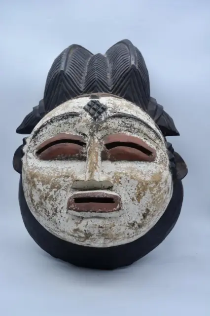 Punu Wooden Tribal Mask Gabon Africa 5