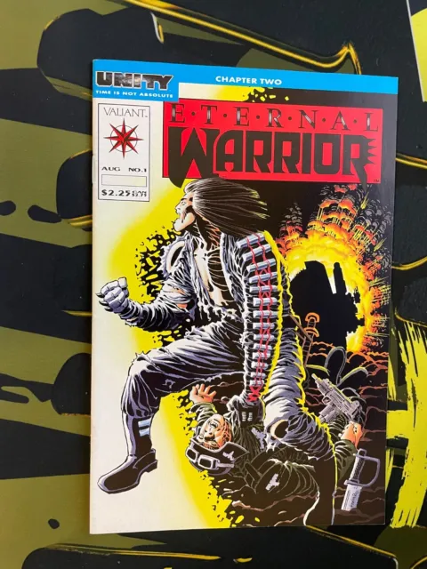Eternal Warrior #1 1992 Origin Issue Frank Miller Unity Valiant HIGH GRADE