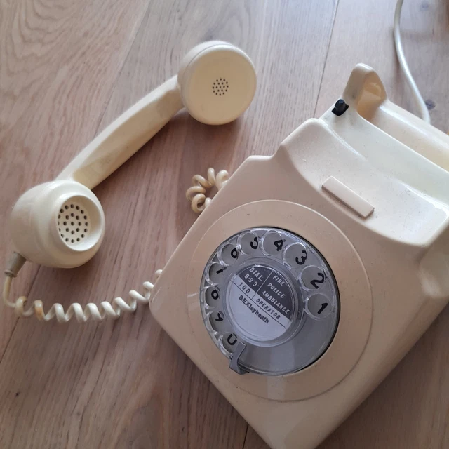ROTARY TELEPHONE CREAM 1970s £10.00 PicClick UK