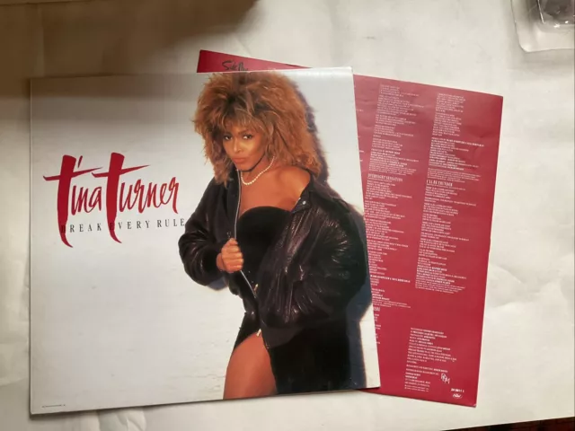 Tina Turner Break Every Rule UK LP Vinyl Record Album 1986 EST2018 Capitol