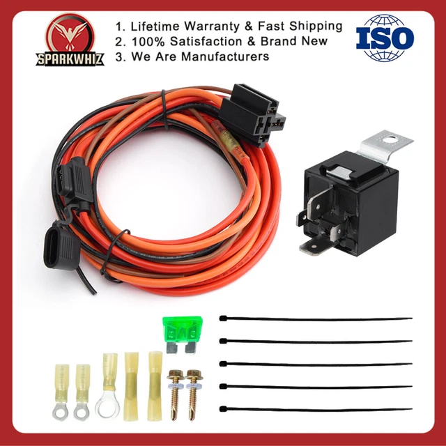 NEW ELECTRIC FUEL Pump Relay Kit Fuel Pump Wiring Harness Kit 12V P/ N