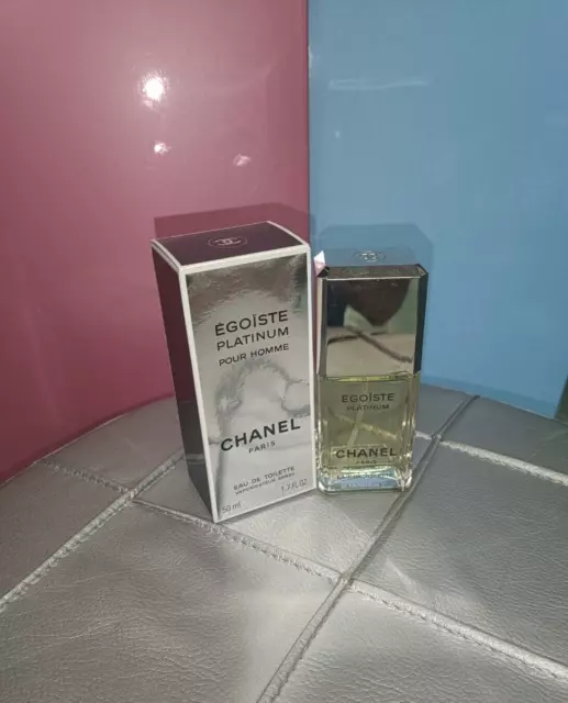 Profumo Uomo Chanel Egoiste Platinum Pour Homme 50 ML Eau De Toilette