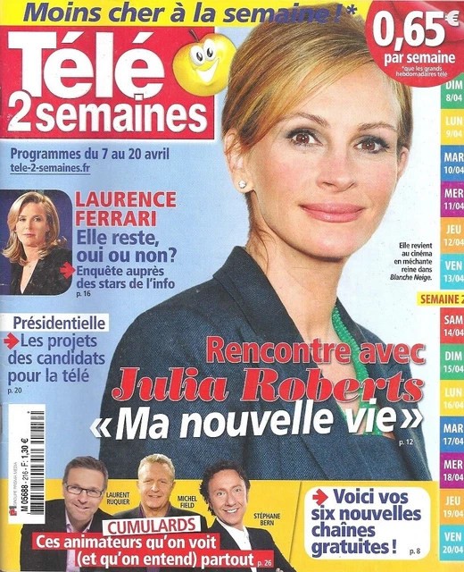 JOURNAL DE FRANCE SOPHIE MARCEAU_GRACE DE MONACO_LAETITIA CASTA_JENIFER