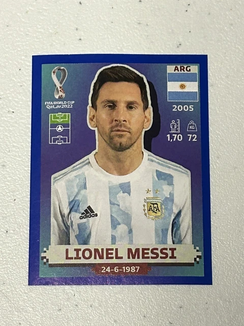 Figurine Panini World Cup Qatar 2022 Versione Orange da ARG1 a ENG19