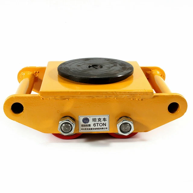 6/8/12 Ton 360° Industrial Machinery Mover Machine Dolly Skate Roller Heavy Duty