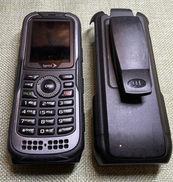 Kyocera DuraPlus E4233 - Black (Sprint) PTT 3G Rugged Military Grade Cell Phone