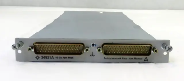 AGILENT 34921A 40-Channel Armature Multiplexer, FOR PARTS/ REPAIR