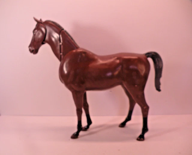 LOUIS MARX JOHNNY West Buckskin Nodding Articulated Head Horse Johnny