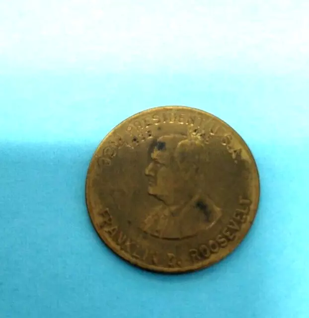 Token - Franklin D Roosevelt - A New Deal - 32nd President