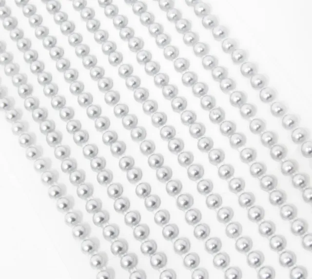 800 Selbstklebende Runde Silberperlen Kleben Auf Verzierung 6 Mm Flache Rückseite