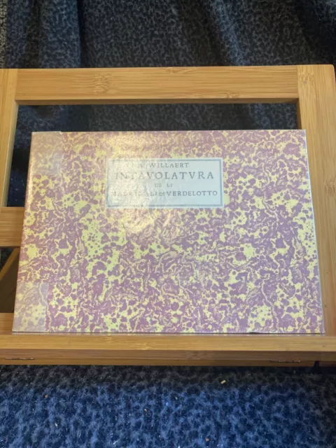 A. Willaert Intavolatura de li Madrigali di Verdelotto partition chant Luth