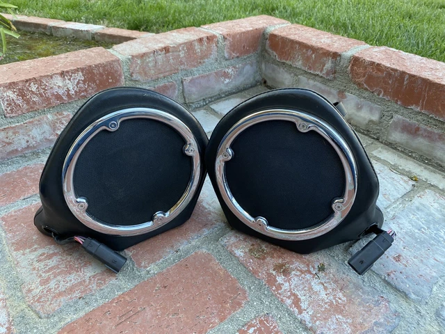 🔥2009-2013 Harley Davidson Road Glide Tour Pak Left Right Rear Speaker Pods🔥