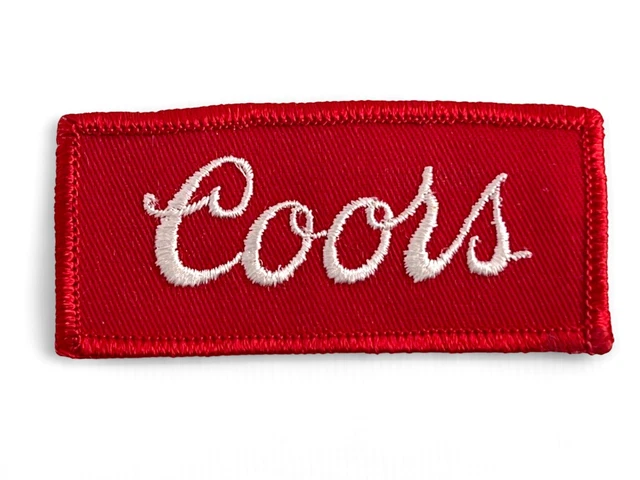Vtg COORS Beer Brewing Company Logo Advertising Iron-On Patch