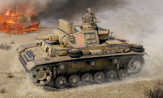 Trumpiter TRUMPETER 00957 PZ.KPFW.III Ausf.N - Tunisia in 1:16 Bausatz Neu + OVP ...