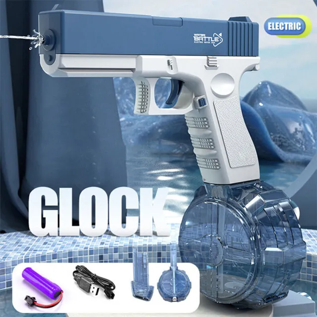 Neu Wasser Pistole Automatisch Glock Pistole Elektrische Schießen Spielzeug DHL