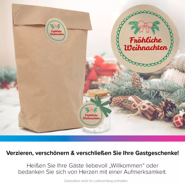 48 Weihnachtsaufkleber Geschenk Aufkleber Etiketten Weihnachten Xmas Sticker 4
