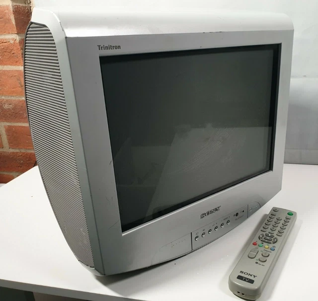 SONY TRINITRON KV14LT1U Portable 14" CRT TV Retro Gaming 50hz with