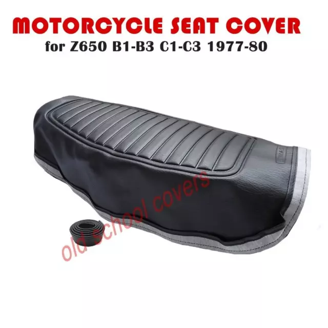 MOTORCYCLE SEAT COVER fits KAWASAKI Z650 KZ650 B1-B3 C1-C31977-80 EMBOSSED