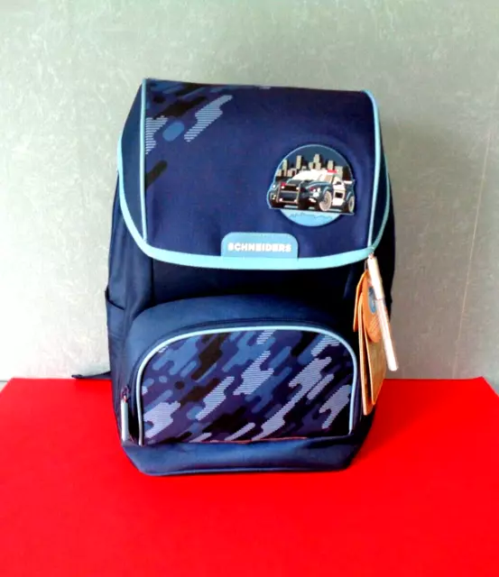 SCHNEIDERS ERGOJET Camo Blue Dark Petrol  Schultasche Schulranzer Ranzer