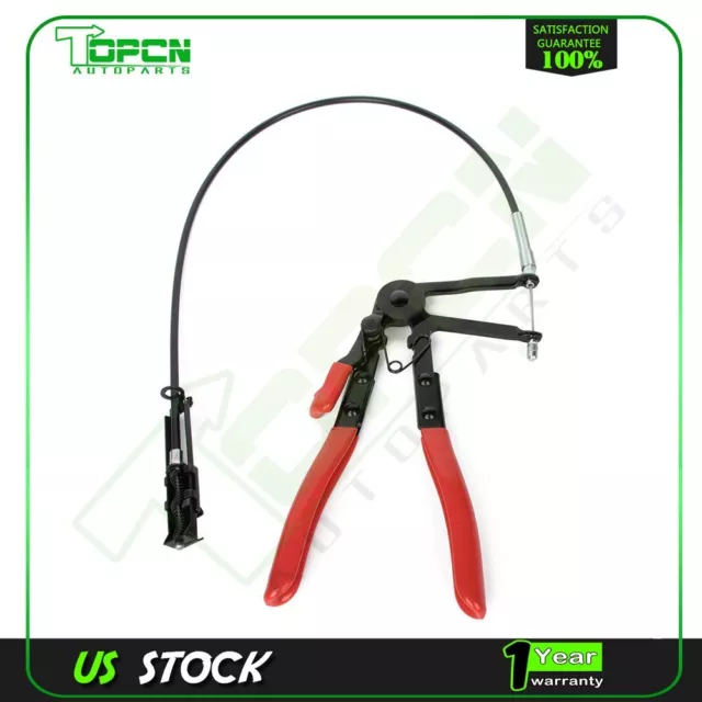 Long Reach Flexible Wire Hose Clamp Pliers Car Fuel Oil Water Pipe Repair Tools
