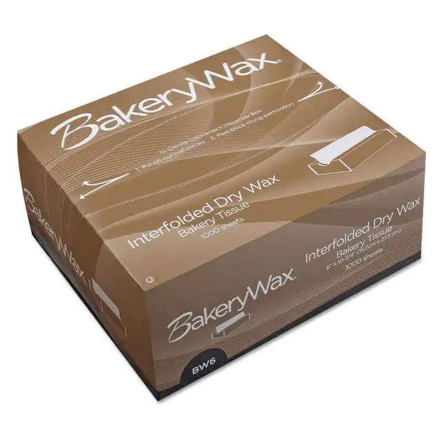 Bagcraft EcoCraft Interfolded Dry Wax Bakery Tissue,6x 10 3/4, White,1000/Box,10