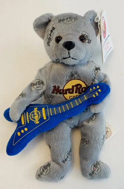 Vtg Hard Rock Cafe Sacramento Guitar Herrington Teddy Bears Limited Edition