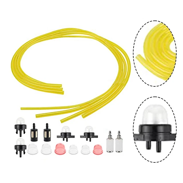 Kit Tubo Benzina 5FT 5 Misure + 25 Fascette Per Piccoli Motori E Auto