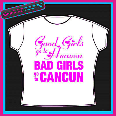 Cancun Girls Holiday Hen Party Printed Tshirt