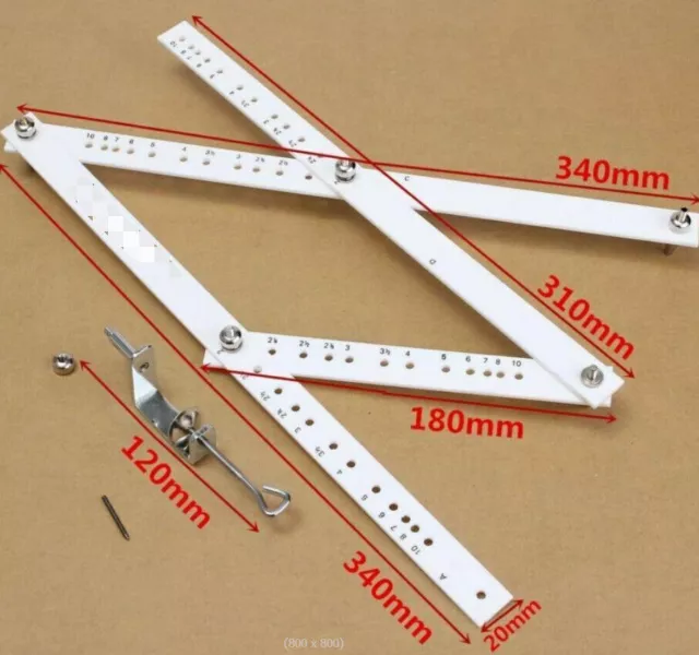 Pantograph Pantograf Storchenschnabel 34cm vergrößern kopieren verkleinern 34cm1