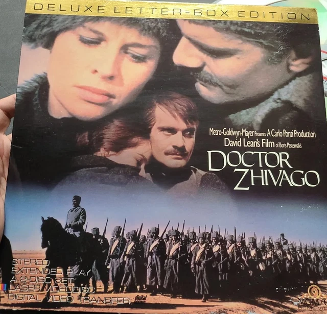 DOCTOR ZHIVAGO DELUXE Letter Box Edition Laserdisc 2 disc Set EXCELLENT shape! EUR 9,46