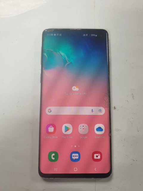 SAMSUNG GALAXY S10 SCHERMO DANNI leggere descrizione COMPLETAMENTE FUNZIONANTE 113