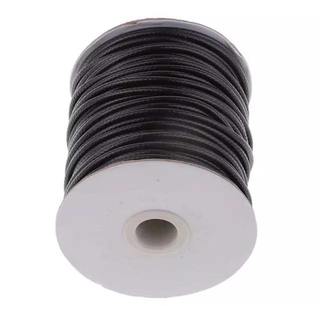 Waxed Cotton Cord, Thread Thong Twine Jewellery Making Brown Black