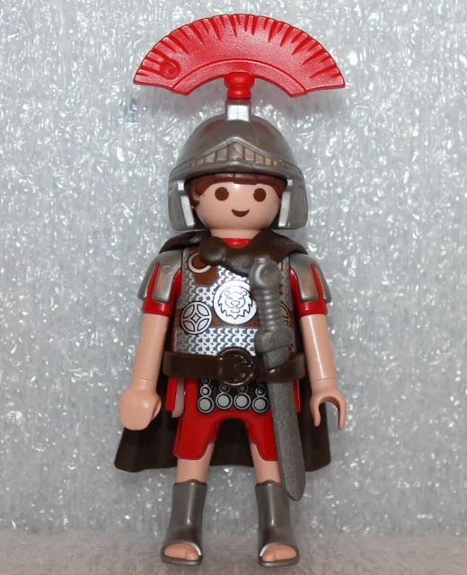 Lot De 5 Soldats Playmobil « Troyens » (Grecs/Troyens) - Customisé Style Chevaliers Romains/égyptiens - Occasion En Très Bon état
