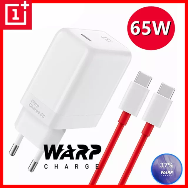 For Oneplus Warp Charge 65W Adapter Schnellladegerät PD Kabel 10 9 Pro 8 8T