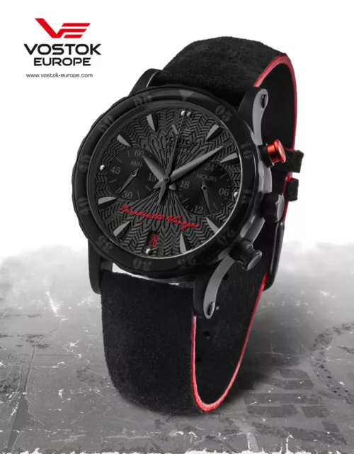 Vostok Europe Benediktas Vanagas Black Edition Ladies VK64-515C395