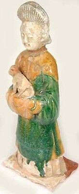 Ming China Sancai Statuette w/ Monkey Antique 15thC Glazed Multi-Color Funerary 3