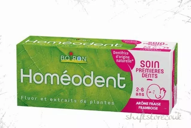 Boiron® Homeodent Kids Strawberry Raspberry Flavour 2-6 years Toothpaste 50ml