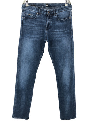 LOWA HUGO BOSS Lowa Jean Slim Fit Extensible Jambe Droite Taille Hommes W33 L34 