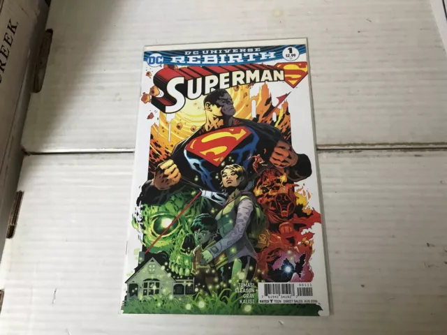 SUPERMAN (2016 DC Rebirth) #1 Neuf Neuf Impression 1er Batman Wonder Woman Supergirl Flash