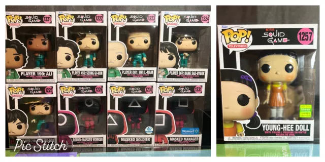 Funko Pop! Television Squid Game Netflix Lot Of 9