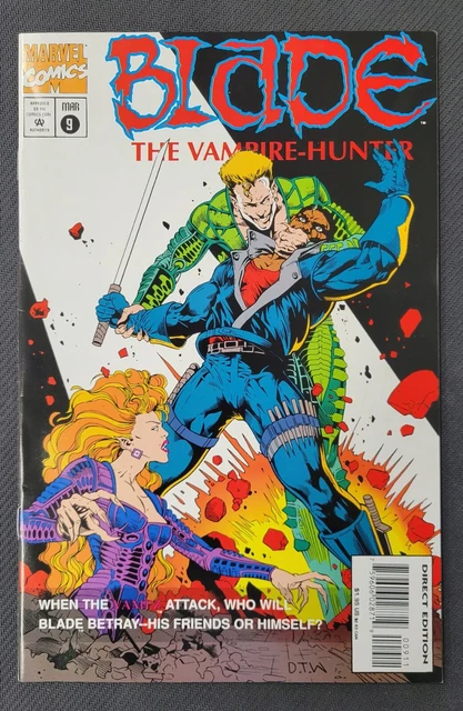 BLADE THE VAMPIRE HUNTER #9 ~~1st APPEARANCE OF CROSSBOW LOW PRINT RUN 1995~~