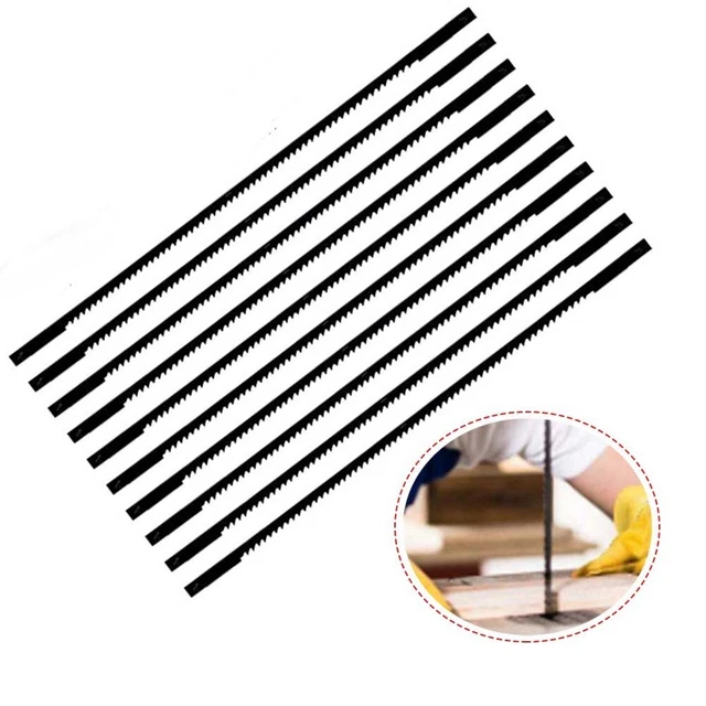 10x 132 mm hojas de sierra decorativa 10/15/18/24 TPI para todas las máquinas necesarias