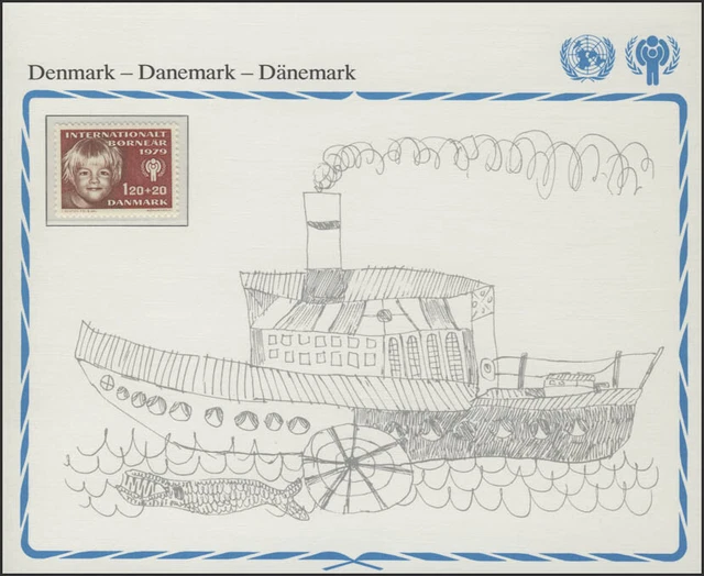Denmark: Girls' Head, 1 Brand **
