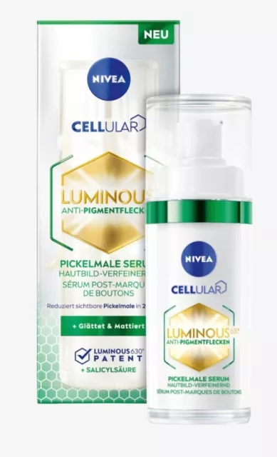 Nivea Cellular Luminous 630 Anti-Pigmentflecken Pickelmale Serum 30ml