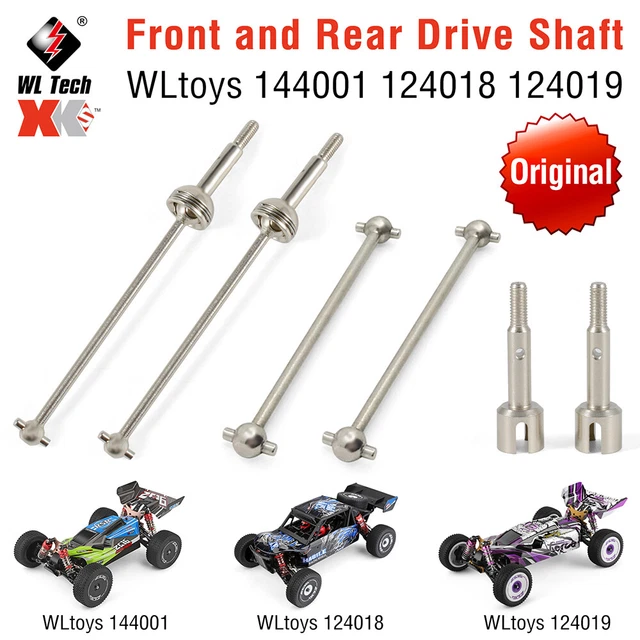WLtoys 144001 Metal Front Rear Axle Drive Shaft for WLtoys 124019 124018 RC Car