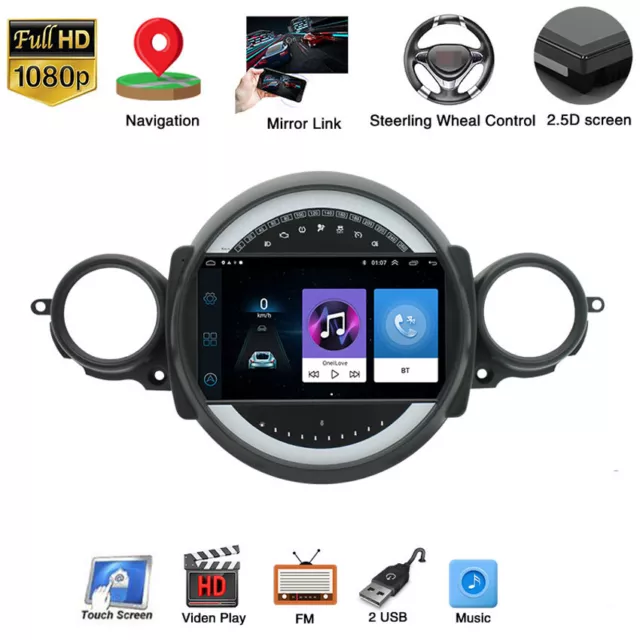 9 2+32GB CarPlay Android 11 Car Stereo Radio for BMW Mini Cooper