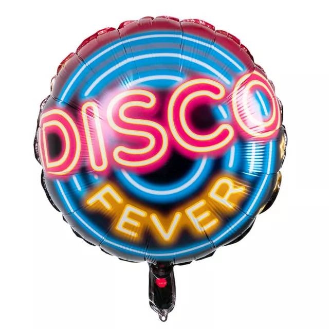 80er Años Globo Discoteca Fever Folien-Luftballon de Helio Decoración Fiesta