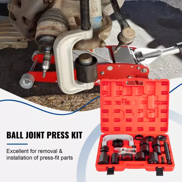 VEVOR 24PCS Kit de Presse à Rotule Coffret Adaptateurs et Extracteurs de Joints 2