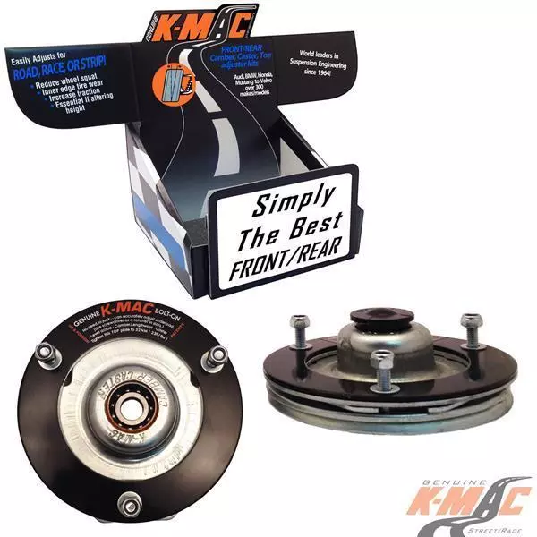 K-MAC Ford Escort Mk2 Front Strut Camber & Caster kit (Street)  KMAC #180316-1J