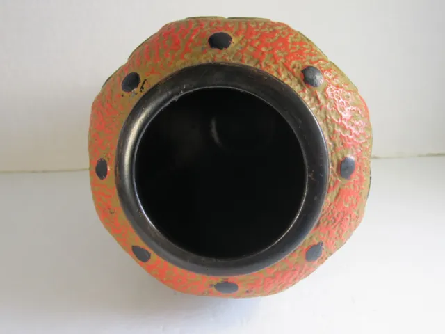 Japan Art Deco Tokanabe Ware Vase Handpainted Decorative 9.5" Tall Vase 3